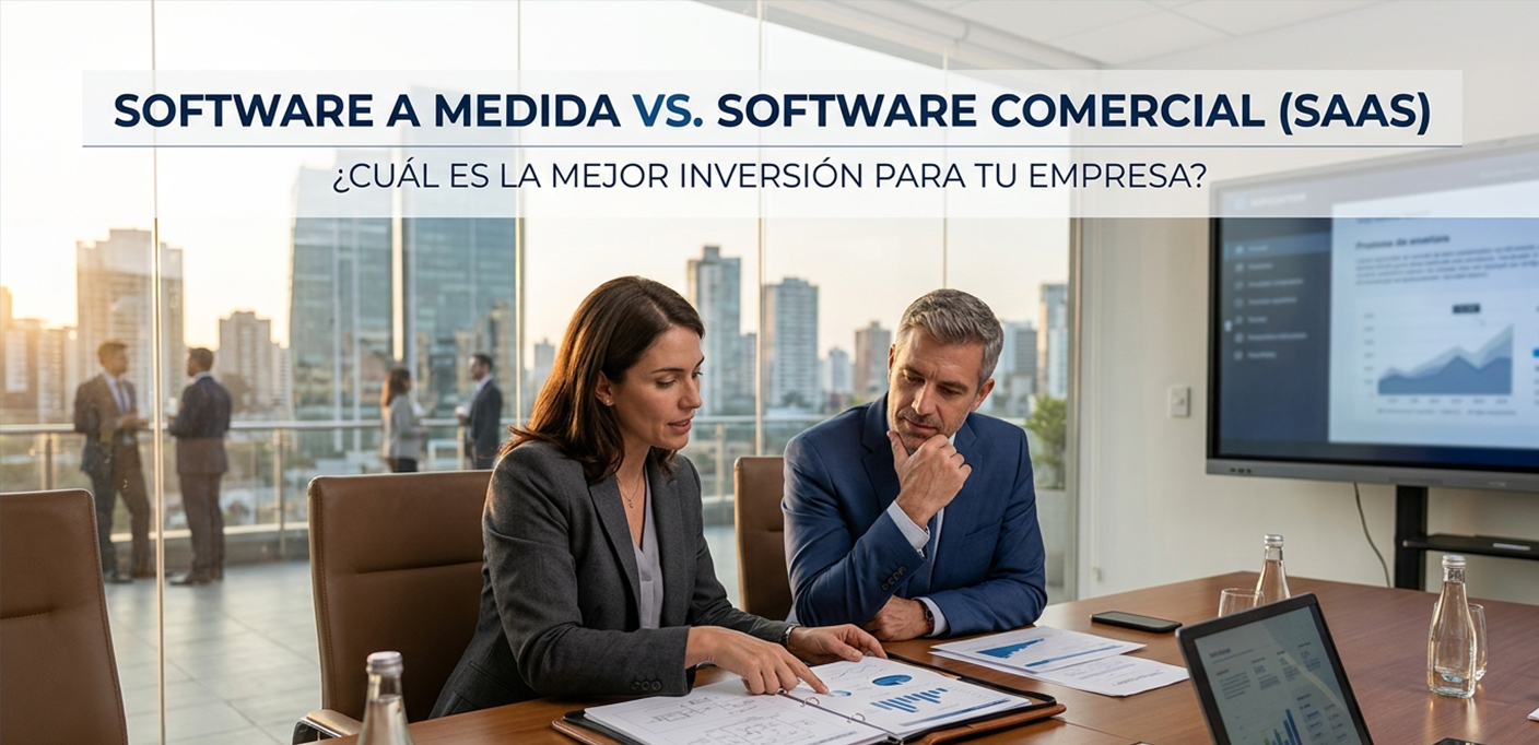 Software a Medida vs. Software Comercial (SaaS) - ¿Cuál es la mejor inversión para tu empresa?